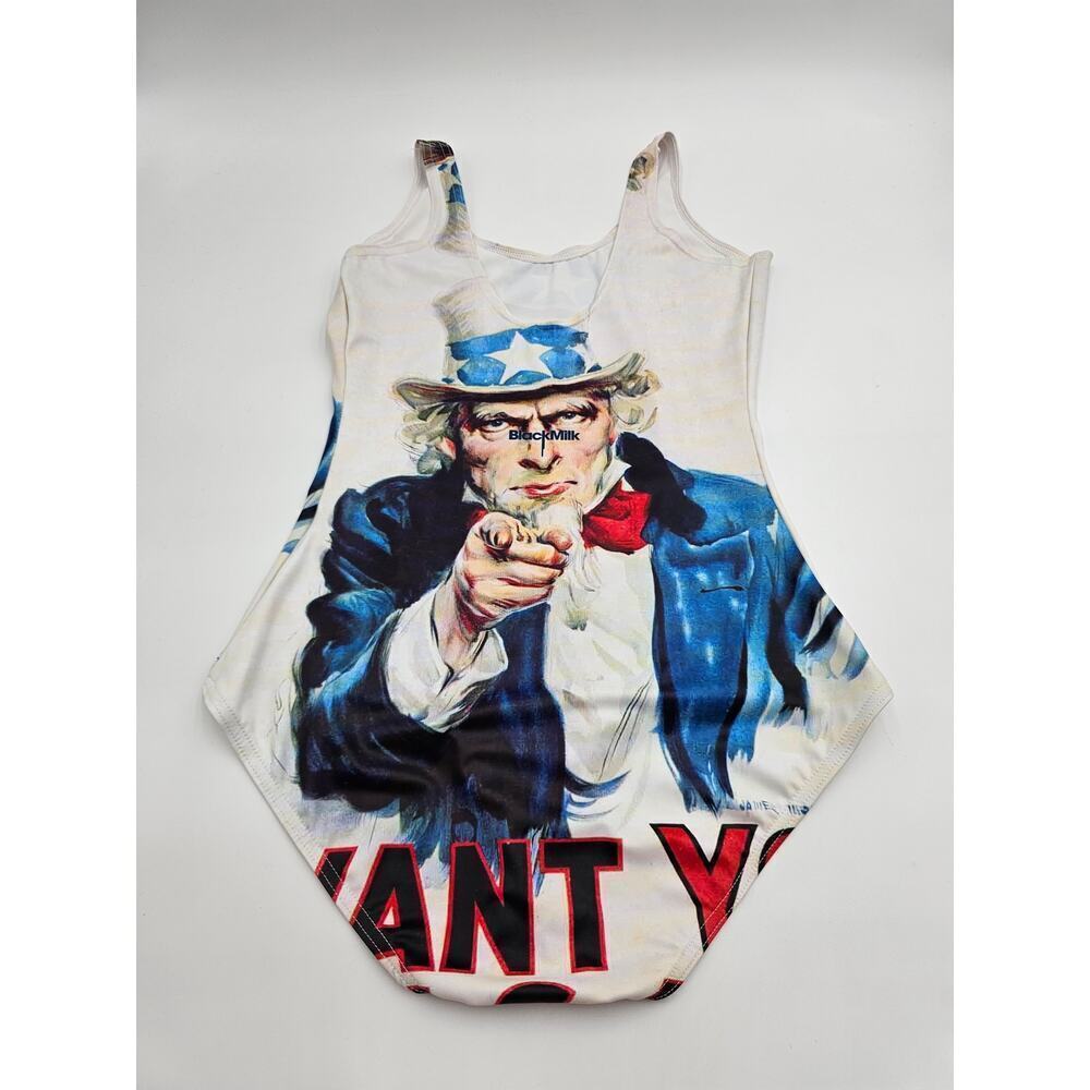 Blackmilk Women's Size M Uncle Sam I Want You Bathing Suit - Picture 2 of 9
